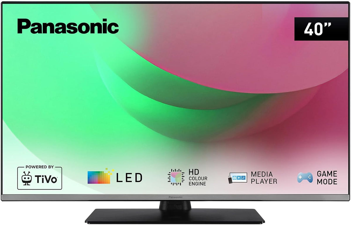 Panasonic TB-40S45AEZ, Series S45 40 Inch Smart TV LED Full HD, 2024, TiVo, Google and Alexa Voice Control, Game Mode, Media Player, HDR, HDMI, WLAN, for un'Esperienza Viewing Ottimale