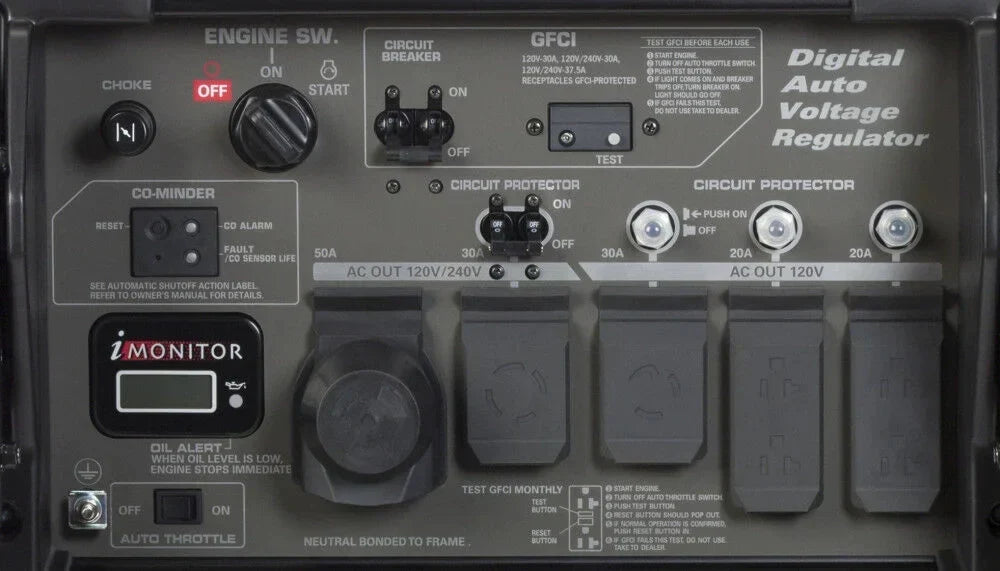 Honda EB10000 10000Watt Industrial Generator with CO-MINDER Sensor