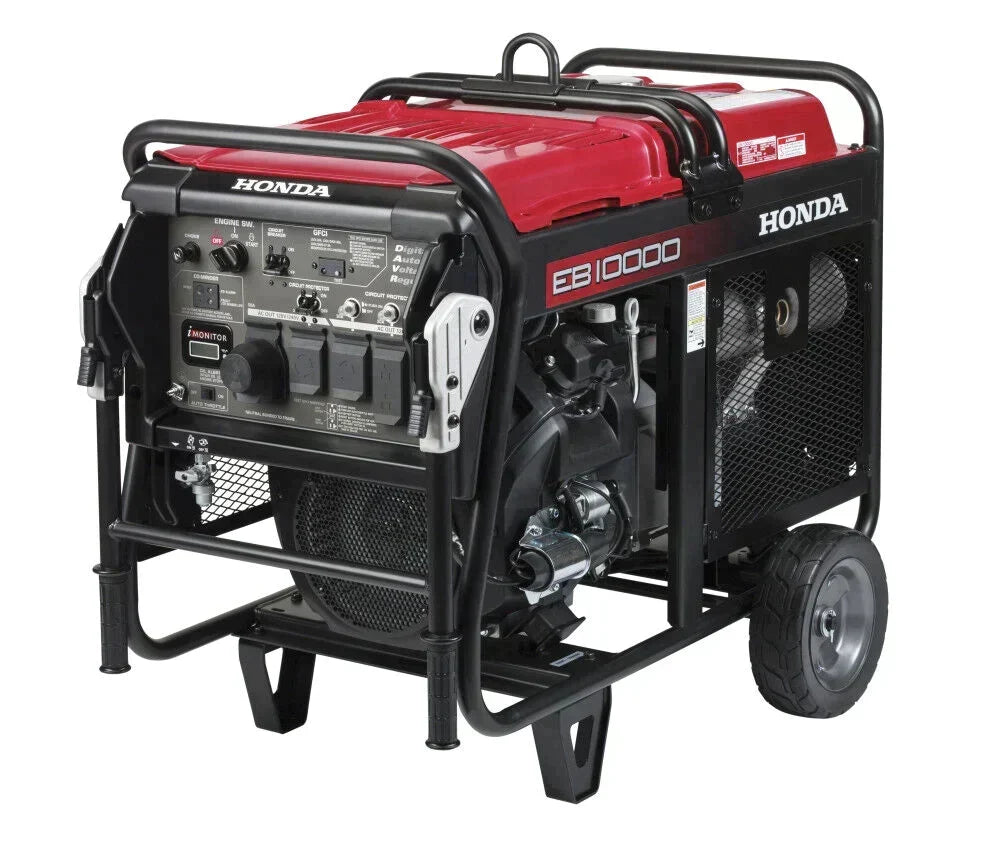 Honda EB10000 10000Watt Industrial Generator with CO-MINDER Sensor