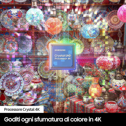 Smart TV 98" UE98DU9070UXZT, Crystal UHD 4K, Motion Xcelerator 120Hz, Airslim Design, DVBT-2, Q-Symphony & Adaptive Sound, Built-In with Bixby, comp with Alexa and Google Assistant, Black 2024