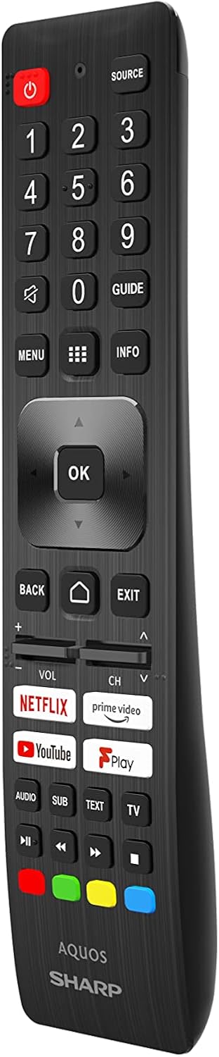 Sharp 40FH6EA 40" LED Smart TV, Frameless, FHD Android 11, DVB-T2/S2, Wi-Fi, Black, 3xHDMI 2.1, 2xUSB, Built-in Chromecast, Dolby Digital Plus, DolbyAC-4