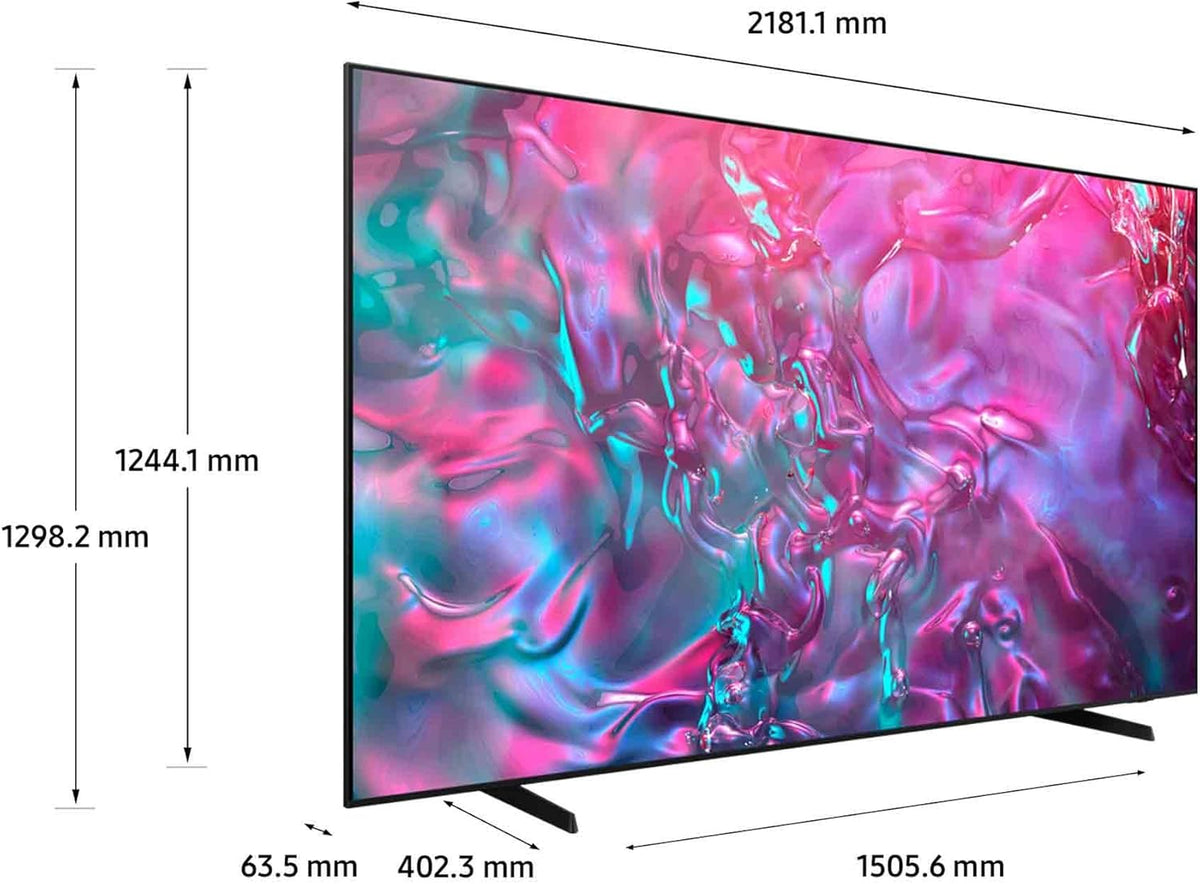 Smart TV 98" UE98DU9070UXZT, Crystal UHD 4K, Motion Xcelerator 120Hz, Airslim Design, DVBT-2, Q-Symphony & Adaptive Sound, Built-In with Bixby, comp with Alexa and Google Assistant, Black 2024