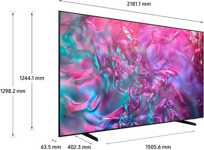 Smart TV 98" UE98DU9070UXZT, Crystal UHD 4K, Motion Xcelerator 120Hz, Airslim Design, DVBT-2, Q-Symphony & Adaptive Sound, Built-In with Bixby, comp with Alexa and Google Assistant, Black 2024