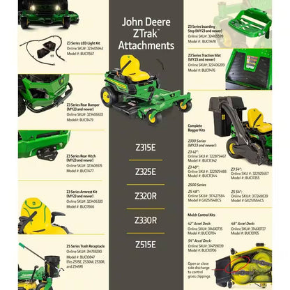 John Deere Z325E 54 in. 24 HP GAS Dual Hydrostatic Zero-Turn Riding Mower