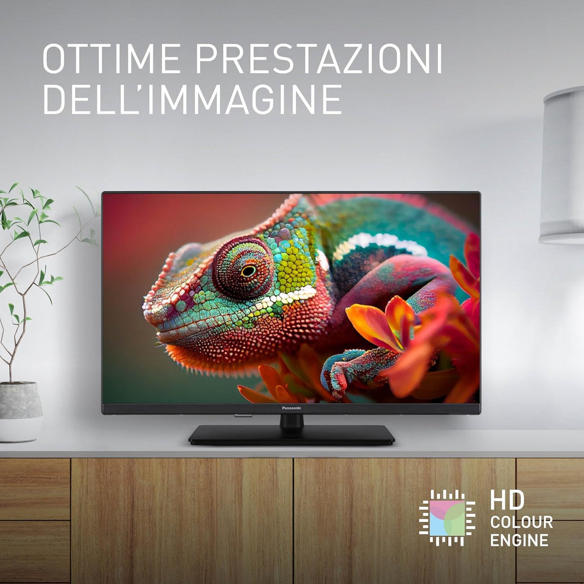 Panasonic TV-32S55AEZ, Series S55 32 Inch Smart TV LED Full HD, 2024, Fire TV, HD Colour Engine, HDR, Alexa Voice Control, Game Mode, Media Player, for un'Esperienza Viewing Ottimale