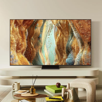 Neo QLED 4K Vision AI Smart TV 55'' QE55QN74FATXZT Mini LED, NQ4 AI Gen2 Processor, AI Upscaling, Motion Xcelerator 144 Hz, Technology Quantum Matrix Slim, OTS Lite, AirSlim Design, 2025