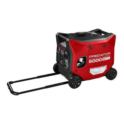 PREDATOR 5000 Watt Dual-Fuel SUPER QUIET Inverter Generator with Remote Start and CO SECURE Technology