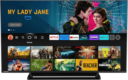 Toshiba Smart Fire TV 43 Inch Ultra HD 43UF3F63DAR, TV 4K 43 Inch with Alexa Built-in, TV LED Compatible with Alexa, DVB-T2, Technology LED, Dolby Vision, HDMI 2.1, Dolby Atmos