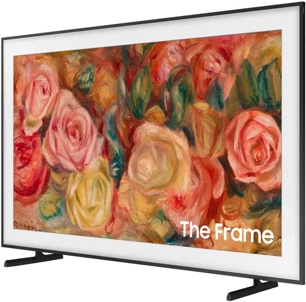 TV QE65LS03DAUXZT QLED 4K, Smart TV 65" Quantum Processor 4K, Frame Design, DVBT-2, Q-Symphony & Dolby Atmos, Alexa Built-in, Compatible with Bixby and Google Assistant, Black 2024