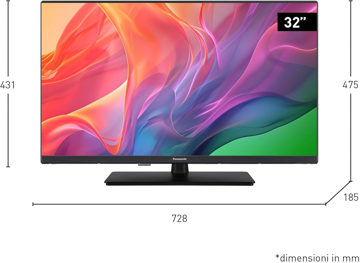 Panasonic TV-32S55AEZ, Series S55 32 Inch Smart TV LED Full HD, 2024, Fire TV, HD Colour Engine, HDR, Alexa Voice Control, Game Mode, Media Player, for un'Esperienza Viewing Ottimale