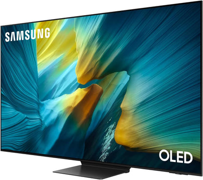 OLED 4K Vision AI Smart TV 65'' QE65S95FAEXZT, NQ4 AI Gen4 Processor, 4K AI Upscaling, Glare Free, Dolby Atmos & OTS+, Infinity One Design, PACCHETTO INTRATTENIMENTO, 2025